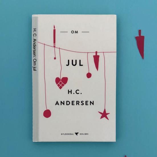 Foto af bogen "Om jul" af H.C. Andersen.